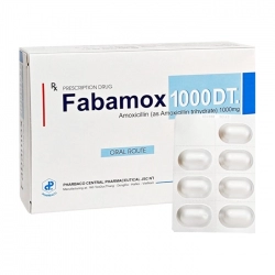Fabamox 1000 DT Pharbaco 3 vỉ x 7 viên