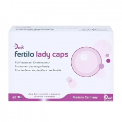 Fertilo Lady Caps Denk 6 vỉ x 10 viên - Viên uống tăng khả năng thụ thai cho nữ