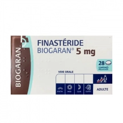 Finasteride Biogaran 5mg 4 vỉ x 7 viên - Điều trị phì đại tuyến tiền liệt