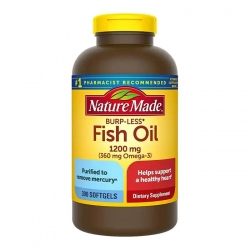 Fish Oil 1200mg Nature Made 300 viên – Viên uống dầu cá