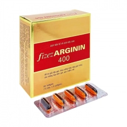 Fizez Arginin 400 Medipharco 12 vỉ x 5 viên - Viên uống bổ gan