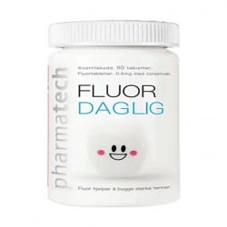 Fluor Daglig Pharmatech 90 viên - Viên ngậm bảo vệ sức khỏe răng miệng