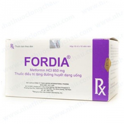 Thuốc tiểu đường Fordia MR 850mg 100 viên
