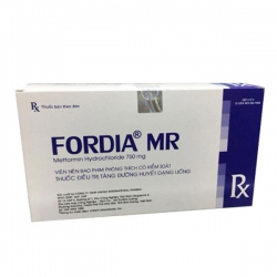 Thuốc tiểu đường Fordia MR 750mg 60 viên