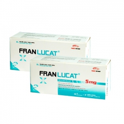 Thuốc đường hô hấp Franlucat 5 - Montelukast 5 mg
