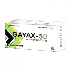 Gayax-50 Davipharm 10 vỉ x 10 viên - Thuốc điều trị tâm thần