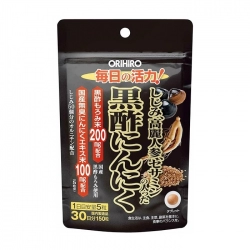 Giấm tỏi đen Sesamin Orihiro 150 viên - Giảm cholesterol trong máu