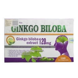 TPCN Ginkgo Biloba Extract 120mg giúp tăng cường lưu thông máu | Hộp 100 viên