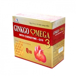 Tpbvsk bổ não USA Pharma Ginkgo Omega3 With Coenzyme CoQ10, Hộp 100 viên