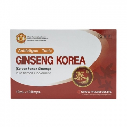 Ginseng Korean, Hộp 10 ống x 10ml