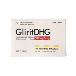 Thuốc GliritDHG 500mg/5mg, Hộp 30 viên