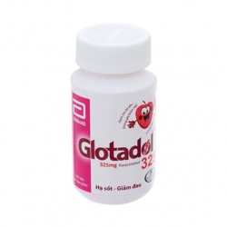 Thuốc giảm đau hạ sốt  Abbott Glotadol 325mg | Chai 200 viên