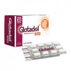 Thuốc giảm đau hạ sốt  Abbott Glotadol 650mg, Hộp 100 viên