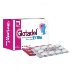 Thuốc giảm đau, hạ sốt  Abbott Glotadol Extra, Hộp 100 Viên