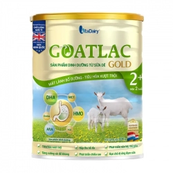 Goatlac Gold 2+ Vitadairy 800g - Sữa dê dành cho trẻ dị ứng đạm