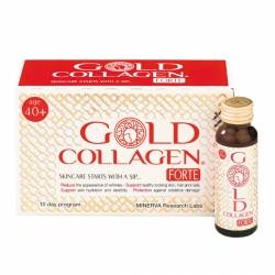 Nước uống Gold Collagen Forte Nhật Bản (Hộp 10 chai x 50ml)
