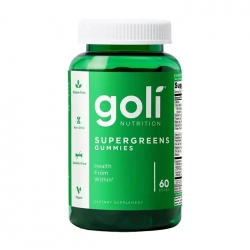 Goli Nutrition Supergreen Gummies 60 viên - Kẹo dẻo bổ sung rau xanh