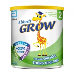 Grow 2 Abbott 400g - Hỗ trợ phát triển xương, răng