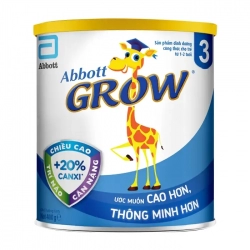 Grow 3 Abbott 400g - Hỗ trợ phát triển xương, răng