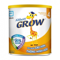 Grow 4 Abbott 400g - Hỗ trợ phát triển xương, răng