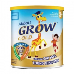 Grow Gold 3+ Abbott 400g - Giúp trẻ phát triển tốt chiều cao