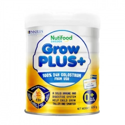 Grow Plus 0+ Nutifood 400g - Tăng cường miễn dịch