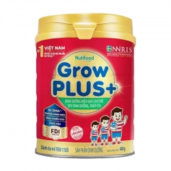 Grow Plus + Nutifood 400g - Sữa suy dinh dưỡng thấp còi cho trẻ