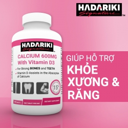 Hadariki Calcium 600mg With Vitamin D3  |  New