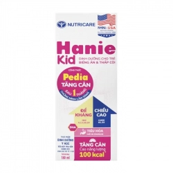 Hanie kid Pedia Nutricare 110ml - Dinh dưỡng cho trẻ biếng ăn, thấp còi