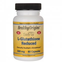 Viên uống Healthy Origins Setria L-Glutathione Reduced 500mg hỗ trợ trị nám trắng da
