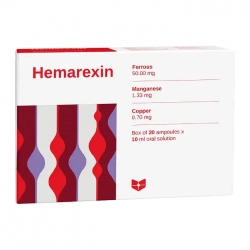 Hemarexin Stella Hộp 20 ống x 10 ml - Thuốc trị thiếu máu