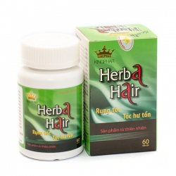 Herba Hair Kingphar giúp kích thích mọc tóc, Hộp 60 viên