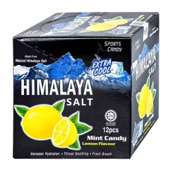 Himalaya Salt 12 gói x 15g - Kẹo muối bạc hà vị chanh