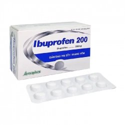 Ibuprofen 200 Vacopharm 10 vỉ x 10 viên - Thuốc kháng viêm