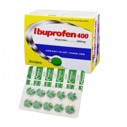 Ibuprofen 400 Vacopharm 10 vỉ x 10 viên - Thuốc kháng viêm