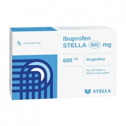 Ibuprofen Stella 600mg 6 vỉ x 10 viên - Thuốc giảm đau kháng viêm