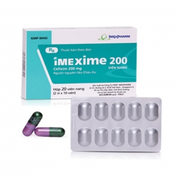 Thuốc kháng sinh Imexpharm Imexime 200mg, Hộp 20 viên