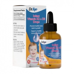 Infant Vitamin D3 + K2 Drops Drlife 15ml – Nhỏ giọt cho bé