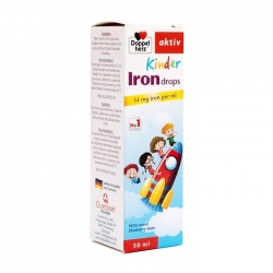 Kinder Iron Drops Doppelherz 30ml - Siro bổ máu cho trẻ
