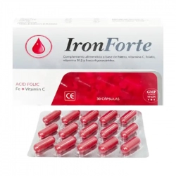 Ironforte 3 vỉ x 10 viên - Bổ sung sắt và axit folic