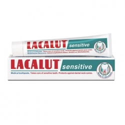 Kem đánh răng LACALUT Sensitive - Giảm ê buốt, bảo vệ men răng cho răng nhạt cảm