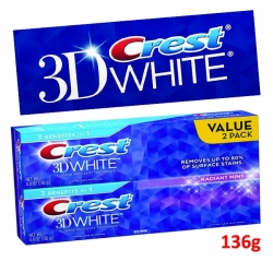Kem đánh trắng răng Crest 3D White Toothpaste Radiant Mint 136g