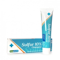 Kem lưu huỳnh hỗ trợ trị mụn Sulfur Ointment 10% 30g Cospharm