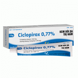 Ciclopirox 0,77% VCP 15g - Kem bôi trị nấm
