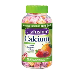 Kẹo dẻo bổ sung Canxi Vitafusion Calcium 500mg 100 viên