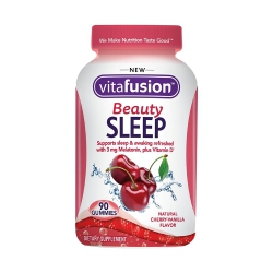 Kẹo dẻo hỗ trợ mất ngủ Vitafusion Beauty Sleep (Chai 90 Gummies)
