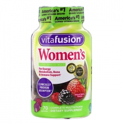 Kẹo dẻo Vitafusion Women's Gummies, Chai 70 viên