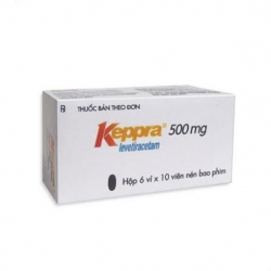 Keppra 500mg - Levetiracetam 500mg, Hộp 6 vỉ x 10 viên