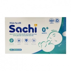 Khăn Hạ Sốt Sachi +0 5 túi - Giúp làm mát, hạ sốt cho trẻ