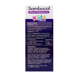 Kids Liquid Sambucol 120ml - Siro tăng cường sức đề kháng